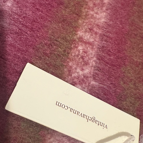 NWT oversized Savannah Pink and Brown Striped Scarf - Picture 3 of 4